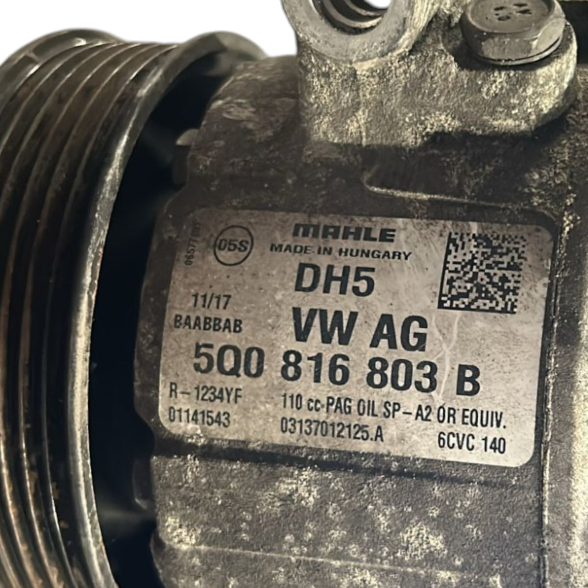 Compressore Aria Condizionata Volkswagen Polo VI (AW1) cod.5Q0816803D 1.0 Benzina (2017 > ) - F&P CRASH SRLS - Ricambi Usati