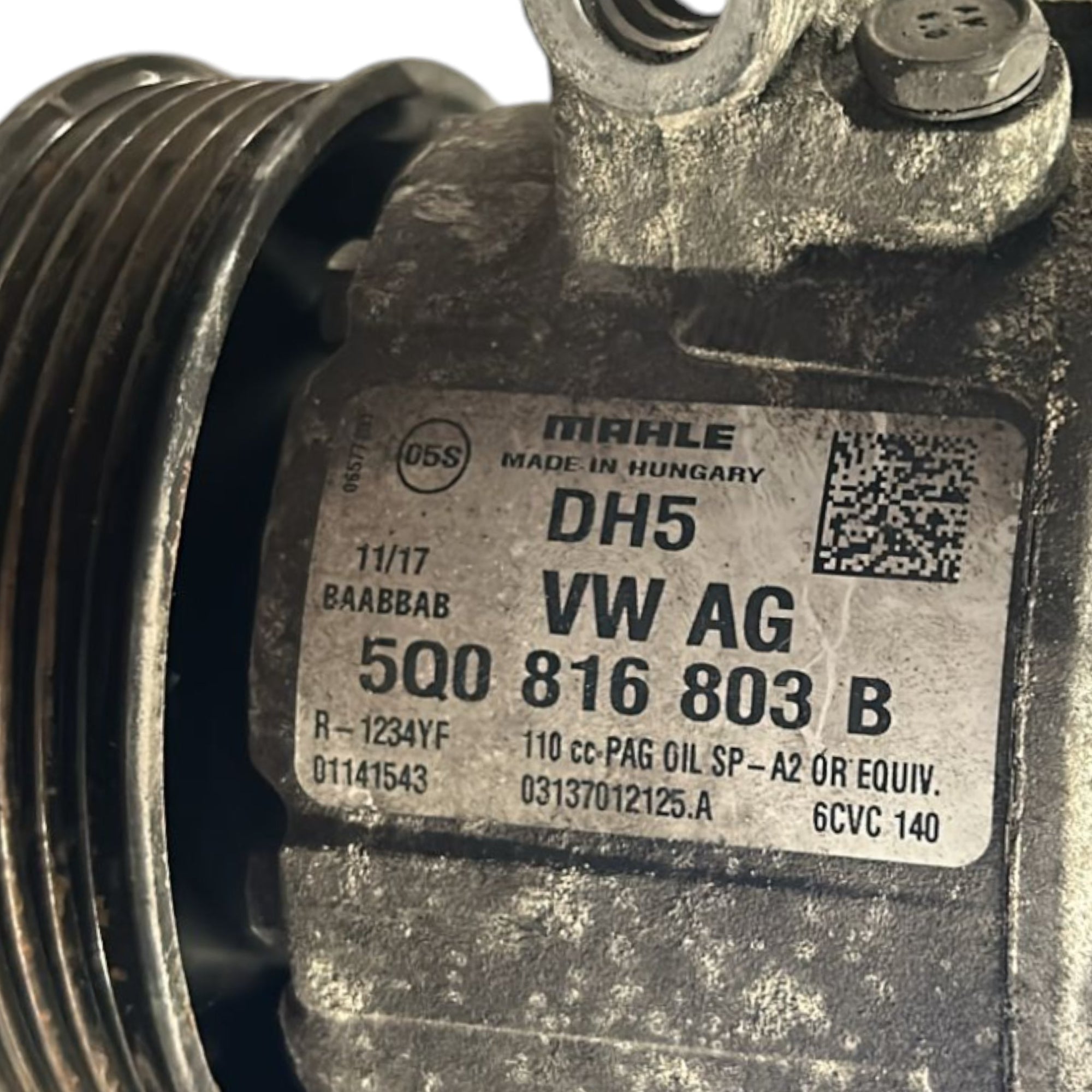 Compressore Aria Condizionata Volkswagen Polo VI (AW1) cod.5Q0816803D 1.0 Benzina (2017 > ) - F&P CRASH SRLS - Ricambi Usati