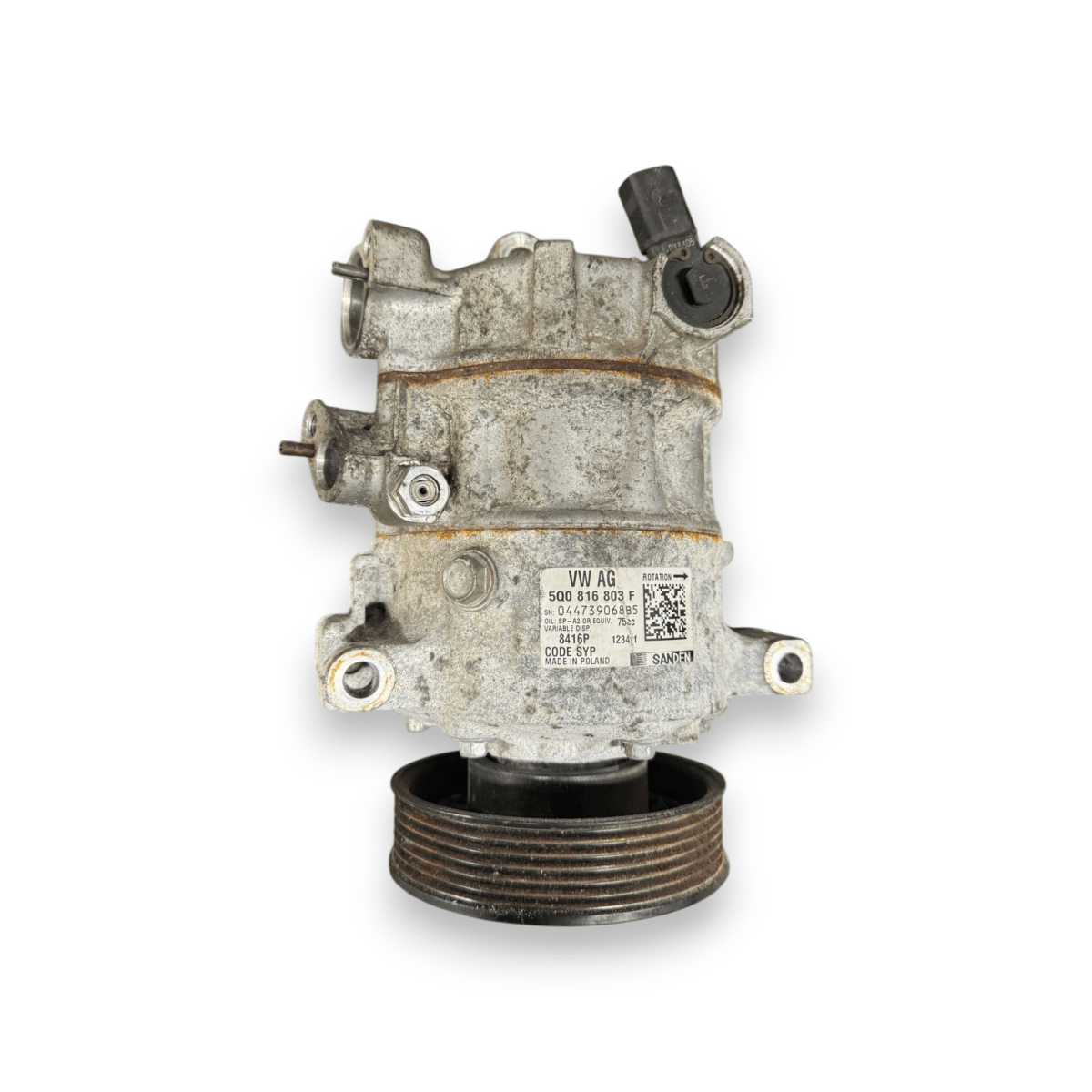 Compressore aria condizionata Volkswagen Tiguan II 2.0 diesel cod.5Q0816803F (2016 - 2024) - F&P CRASH SRL - Ricambi Usati