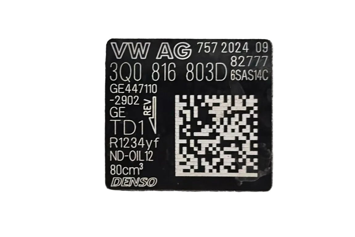Compressore aria condizionata volkswagen VIII 2.0 diesel cod:3q0816803d (2019 - ) - F&P CRASH SRL - Ricambi Usati