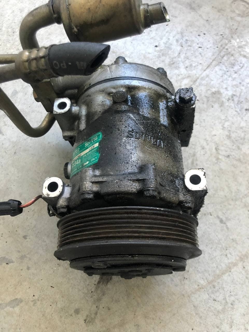 Air Conditioning Compressor A/C Alfa Romeo 147 1900 1.9 Jtdm 150 Hp Gt 60653652 - F&P CRASH SRLS - Used Parts