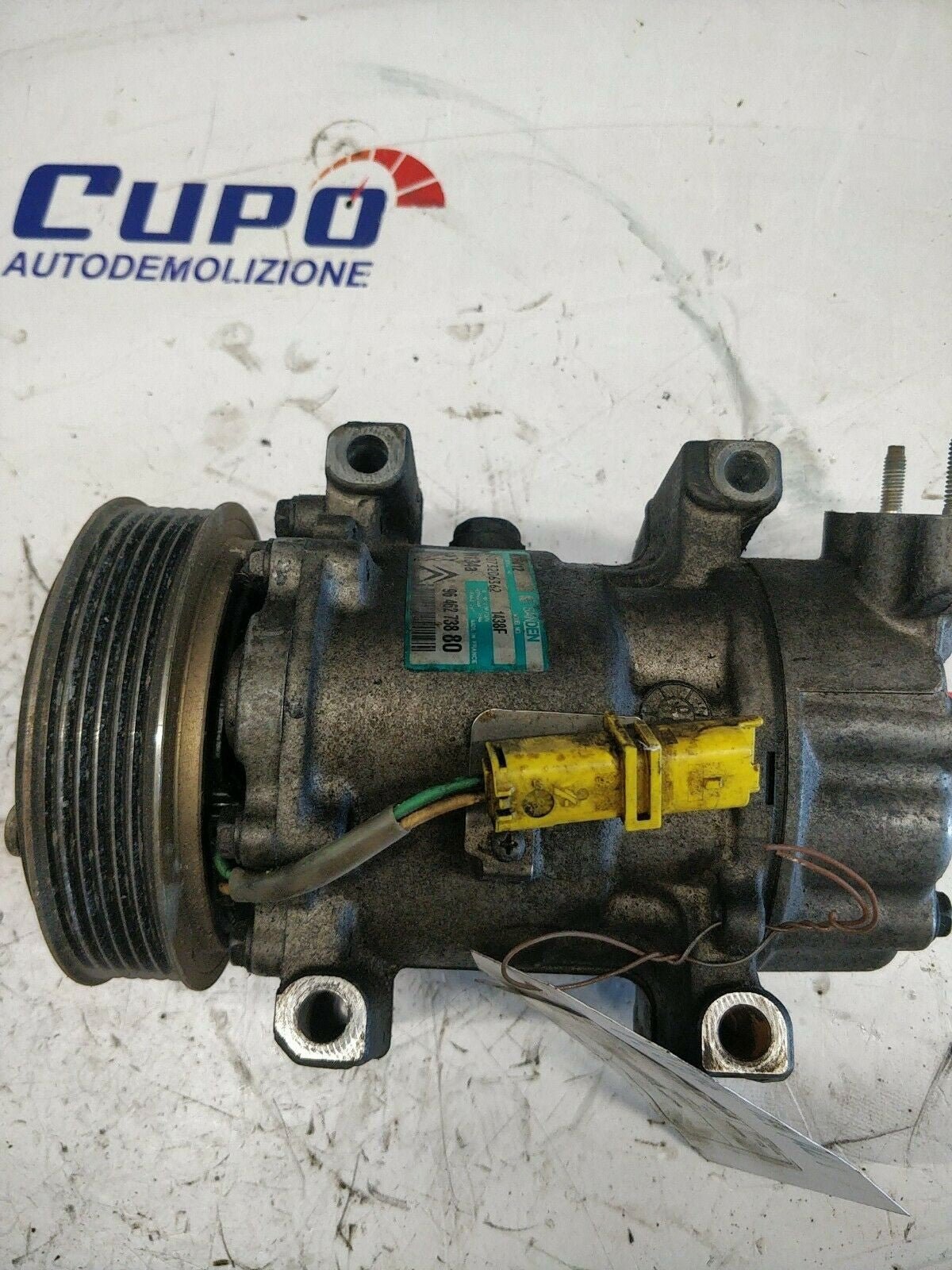 Compressore Clima A/C Peugeot 307 1.4 HDI 50kw 5P 2002 9646273880 - F&P CRASH SRLS - Ricambi Usati
