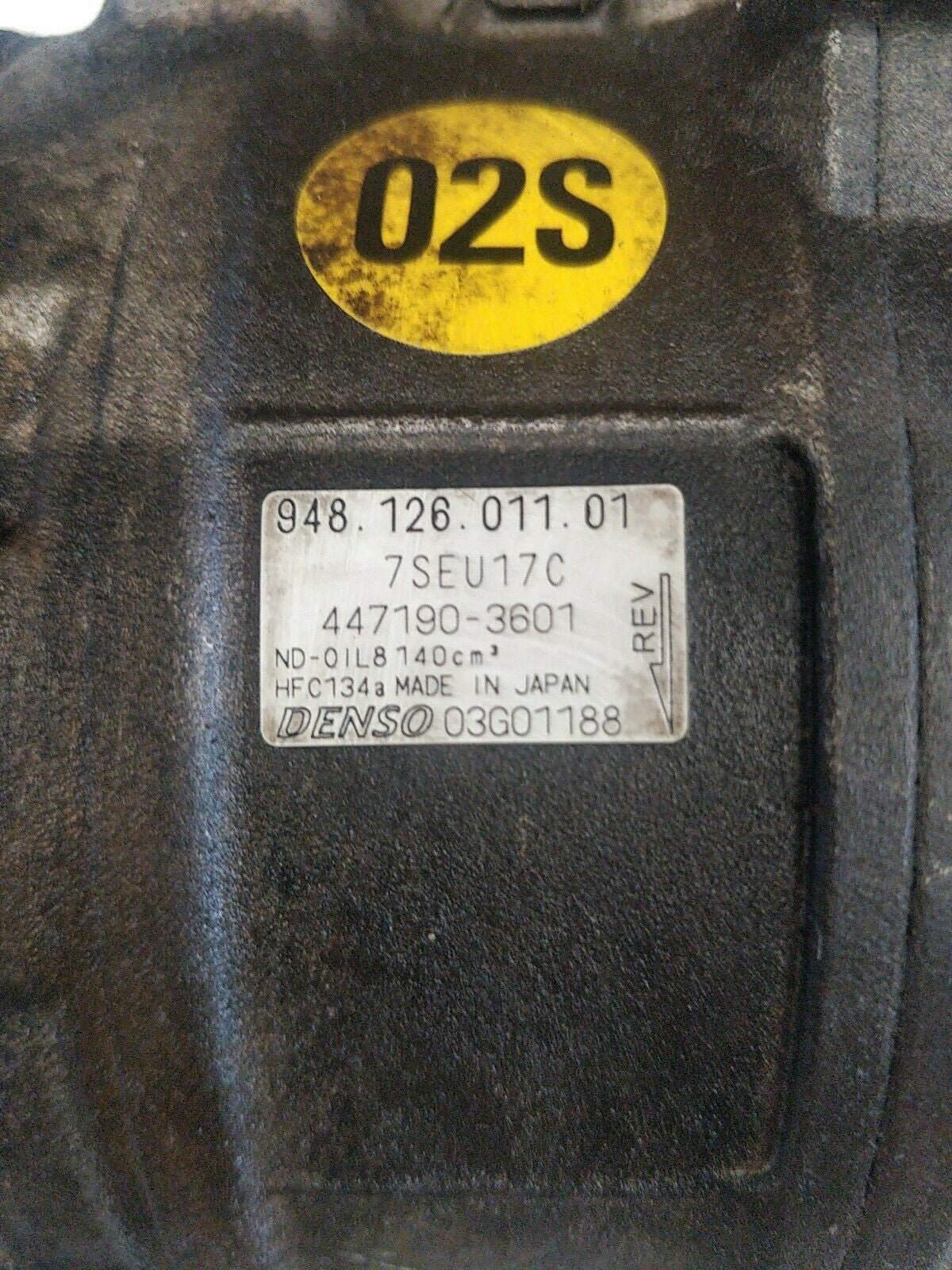 A/C compressor Porsche Cayenne 4.5 s gasoline 94812601101 - F&P CRASH SRLS - Used Parts