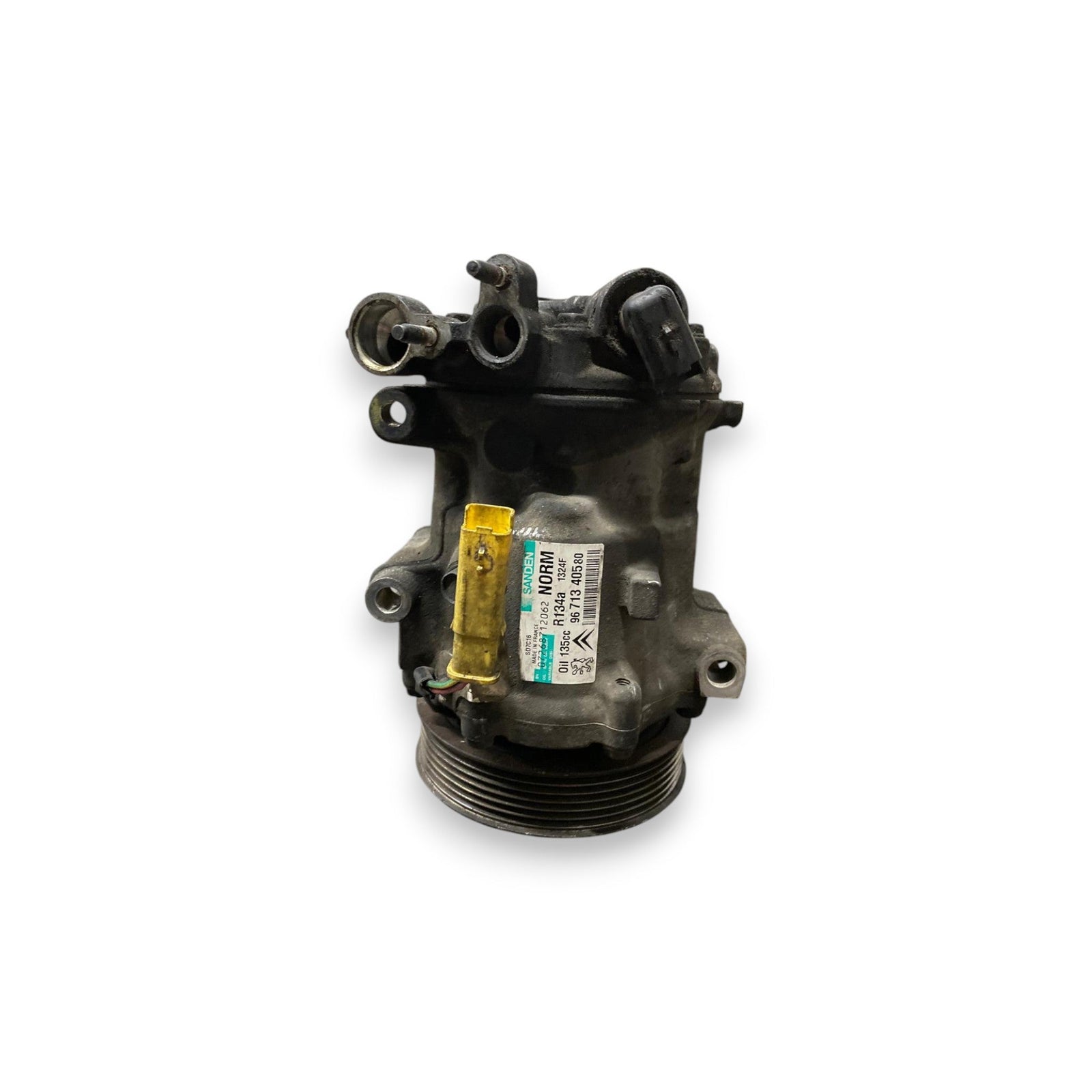 Compressore clima aria condizionata Peugeot 407 2.0 Diesel (2004 - 2012) Cod: 9671340580 - F&P CRASH SRLS - Ricambi Usati