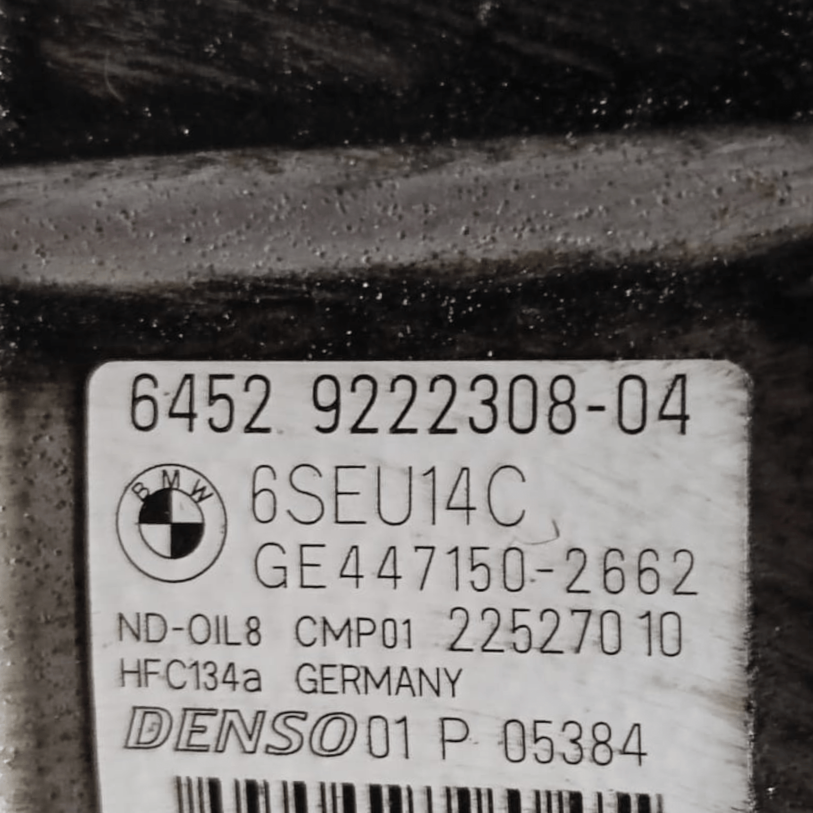 Compressore Clima Bmw Serie 1 F20 2.0 Diesel COD: 6452922230804 (2011 - 2019) - F&P CRASH SRLS - Ricambi Usati