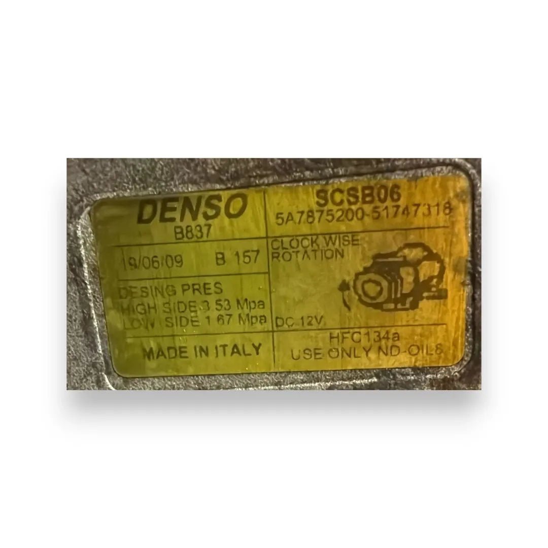 Dettaglio Compressore clima Fiat Punto II 2003–2007 OEM 51747318 - foto 3