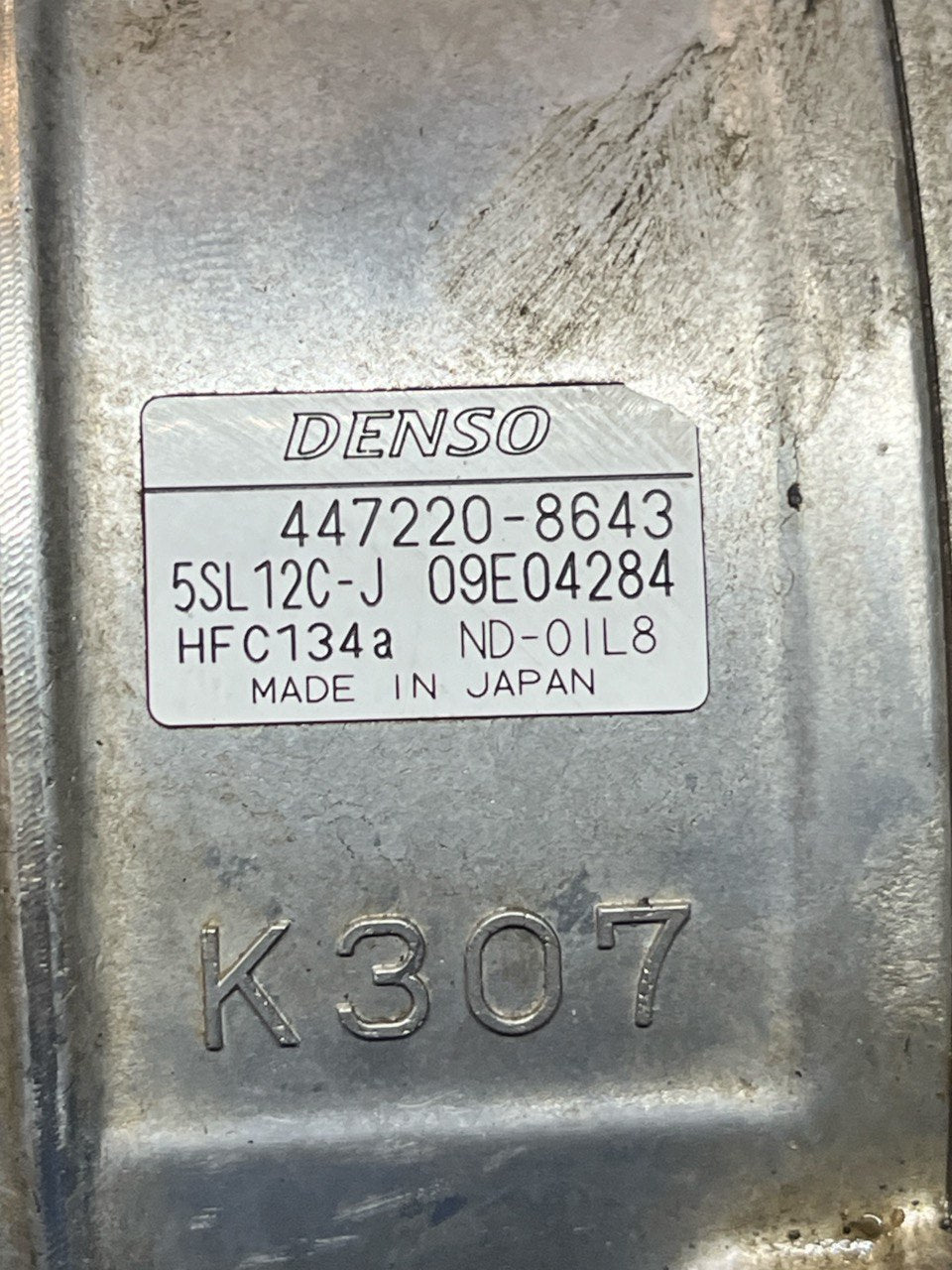 Fiat Stilo 1.9 Diesel Air Conditioner Compressor (2001 - 2010) cod.447220 - 8643 - F&P CRASH SRLS - Used Parts