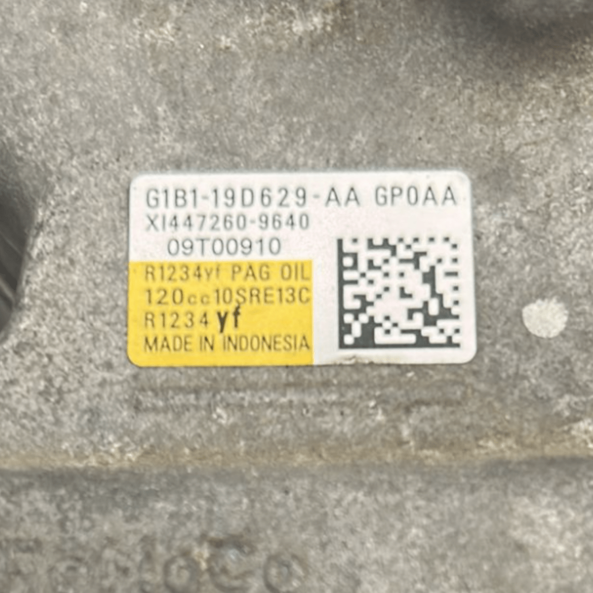 Compressore clima ford ka+ 1.2 benzina cod:G1B1 - 19D629 - AA (2016 > 2019) - F&P CRASH SRLS - Ricambi Usati