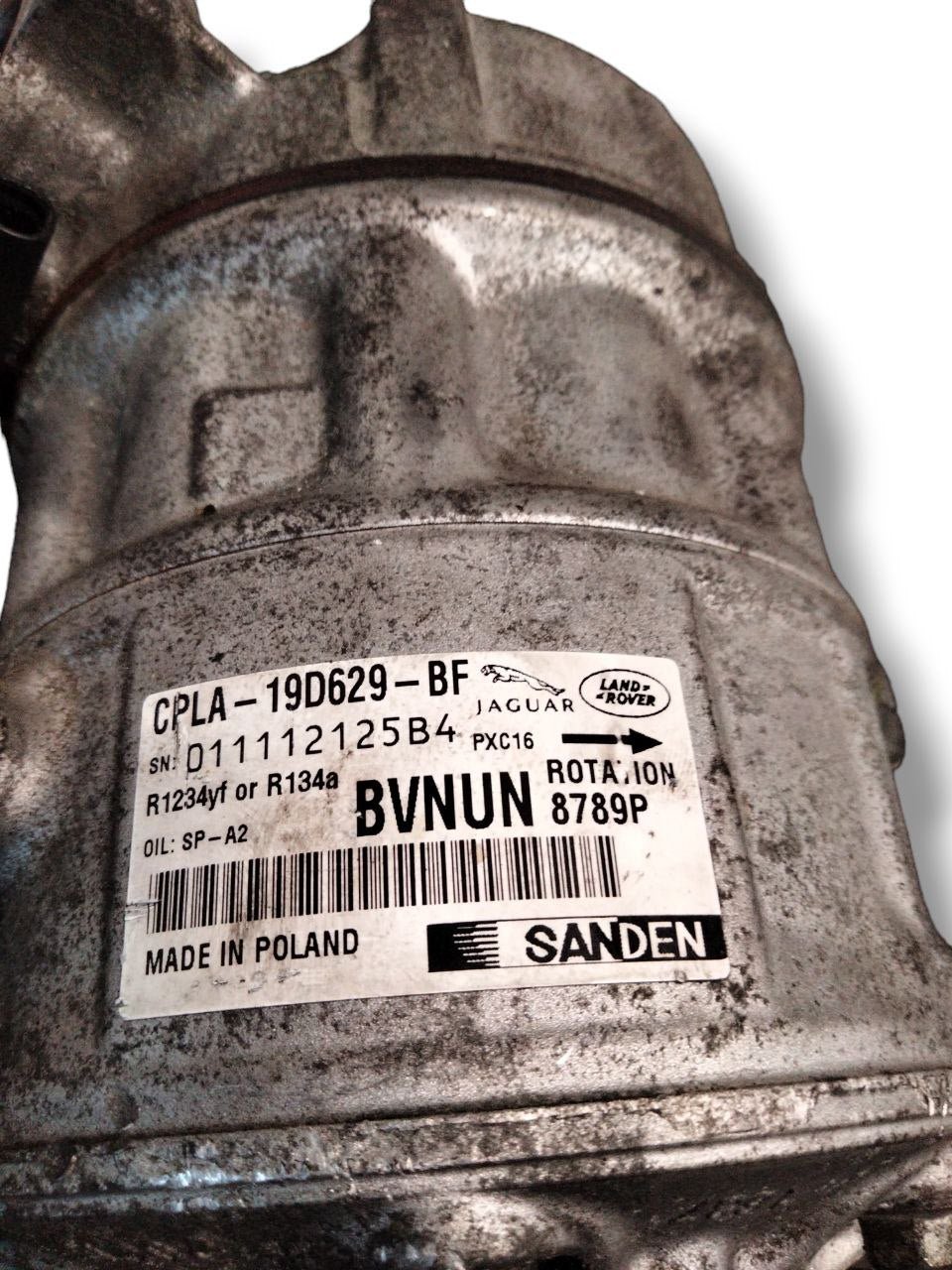 Compressore clima Jaguar XE / XF 2.0 diesel (2015>) cod.cpla - 19d629 - bf - F&P CRASH SRLS - Ricambi Usati