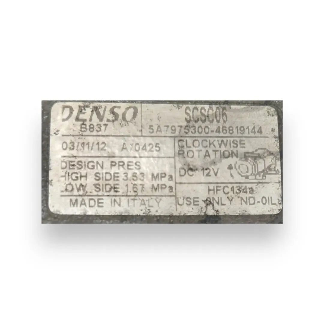 Dettaglio Compressore clima Lancia Y 1996–2000 cod. 5A7975300-46819144 - foto 4