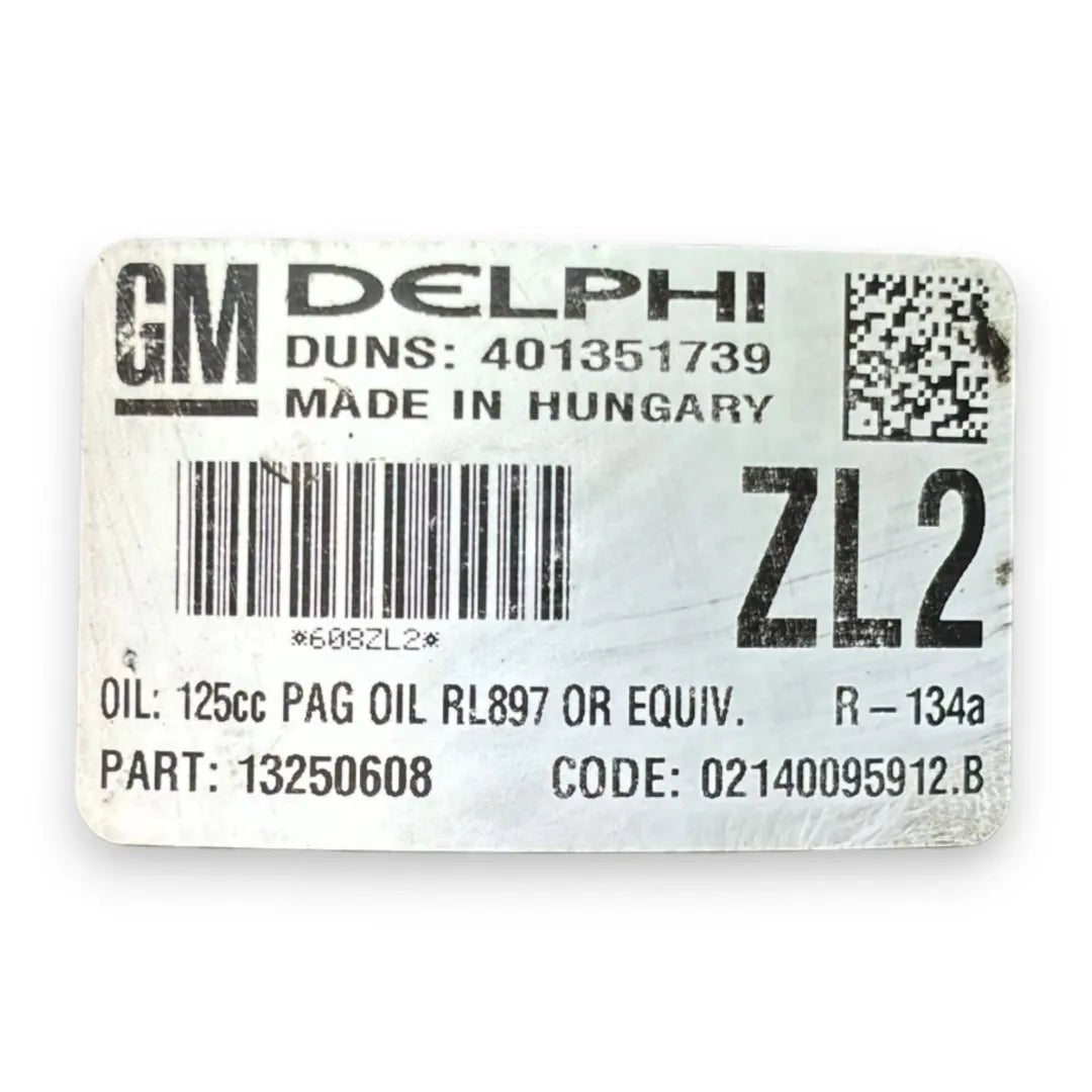 Dettaglio Compressore clima Opel Meriva B dal 2010 OEM 95518880 - foto 3