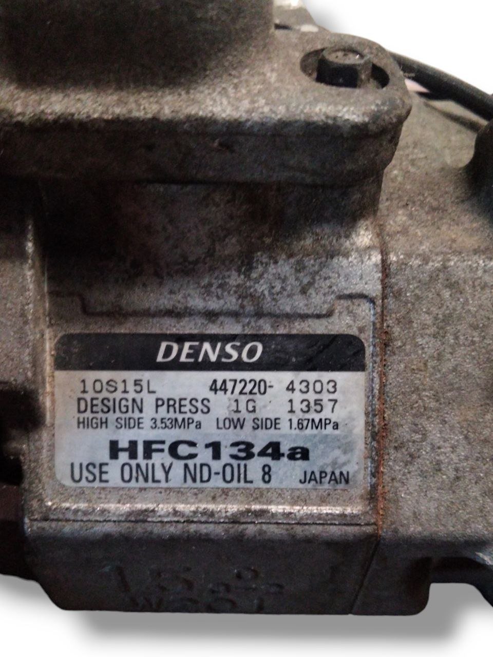 Compressore Clima Toyota Rav 4 2.0 Diesel (2006 - 2013) cod.447220 - 4303 - F&P CRASH SRLS - Ricambi Usati