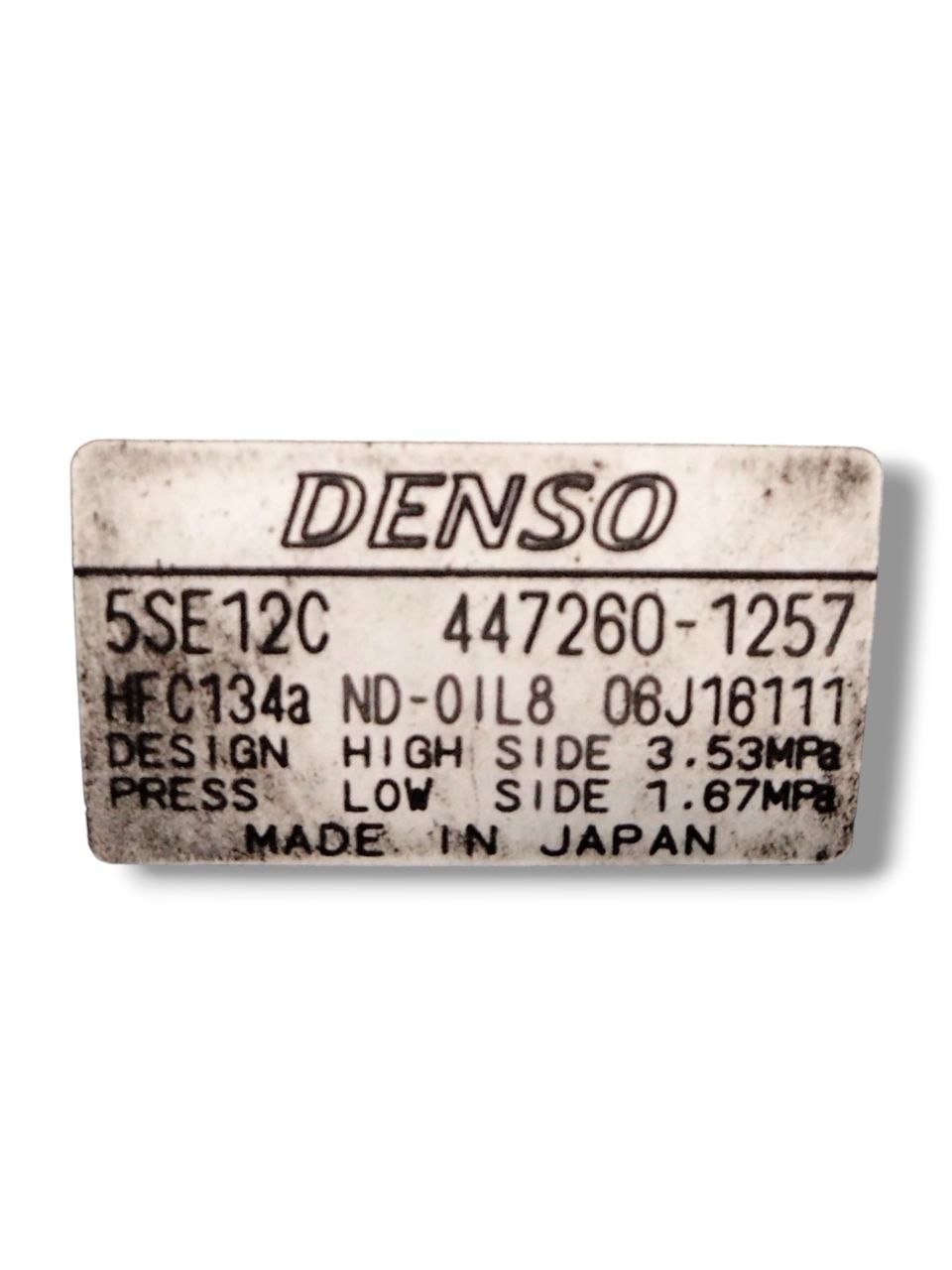 Compressore clima Toyota Rav 4 2.2 diesel (2006 - 2013) cod.447260 - 1257 - F&P CRASH SRLS - Ricambi Usati