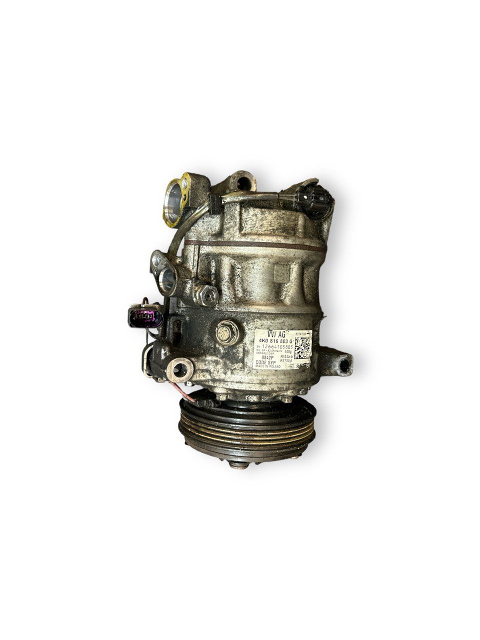 Compresssore Aria Condizionata Audi A7 (C8) 3.0 Diesel (2019 > ) cod . 4K0816803G - F&P CRASH SRLS - Ricambi Usati