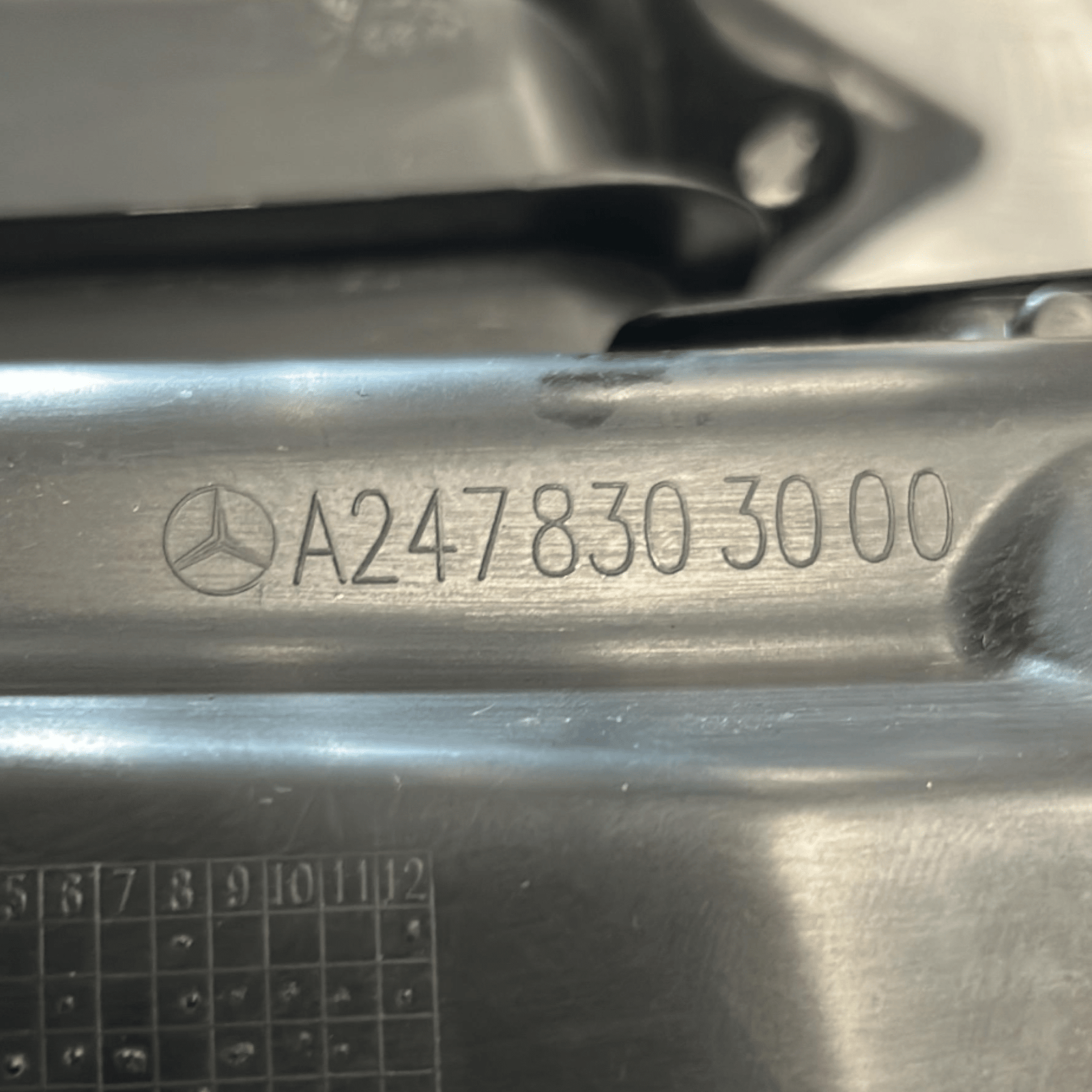 Air duct passenger compartment Mercedes Benz GLA (H247) 2.0 Diesel code A2478303000 (2020 > ) - F&P CRASH SRLS - Used Parts