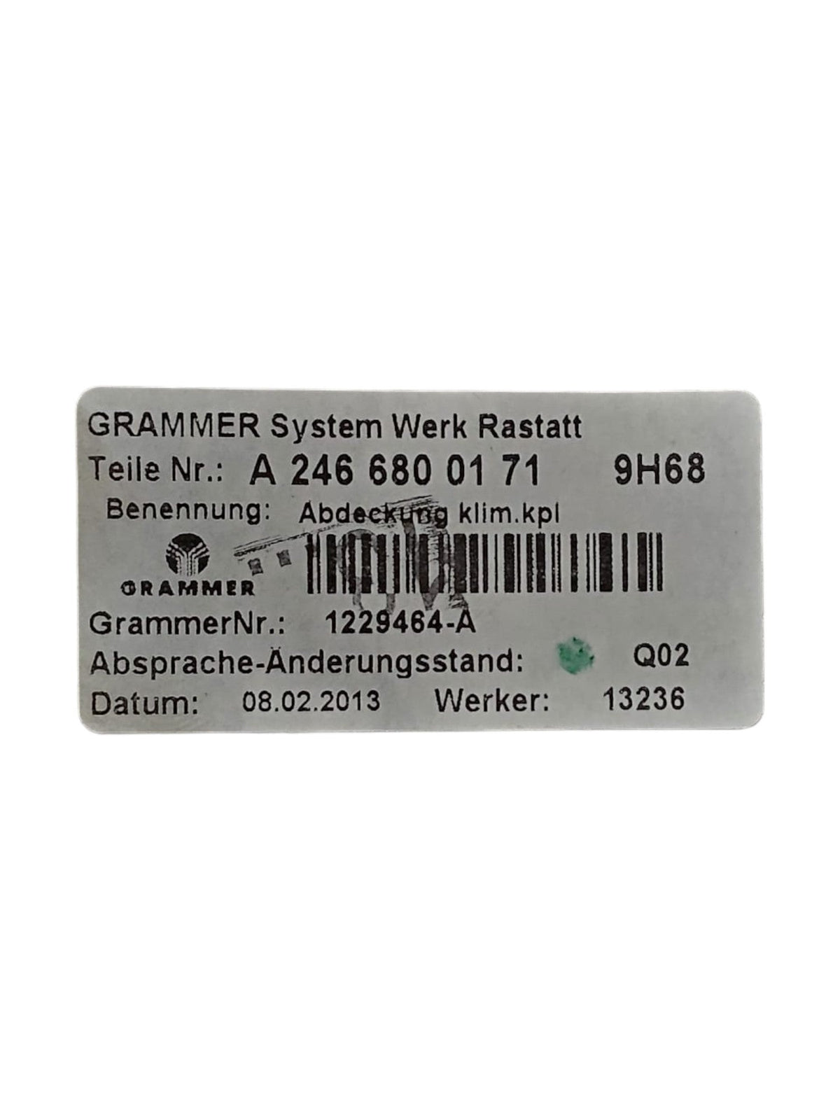 Console Centrale Mercedes Classe B W246 Cod:A2466800171 (2011 - 2018) - F&P CRASH SRLS - Ricambi Usati