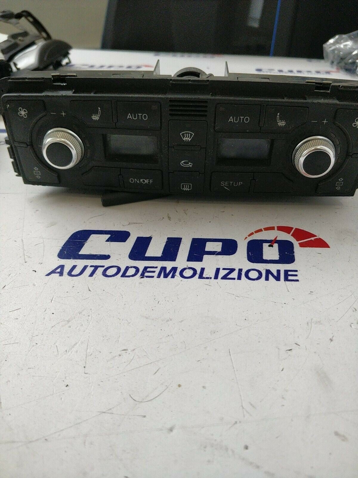 Console Comandi Clima Audi A8 (4E - D3) 4E0820043A - F&amp;P CRASH SRLS - Ricambi Usati