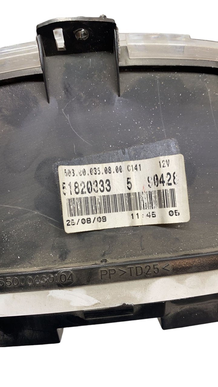 Odometer / speedometer Fiat Panda 169 (2006) 1.3 mjt code:51820333 - F&P CRASH SRLS - Used Spare Parts