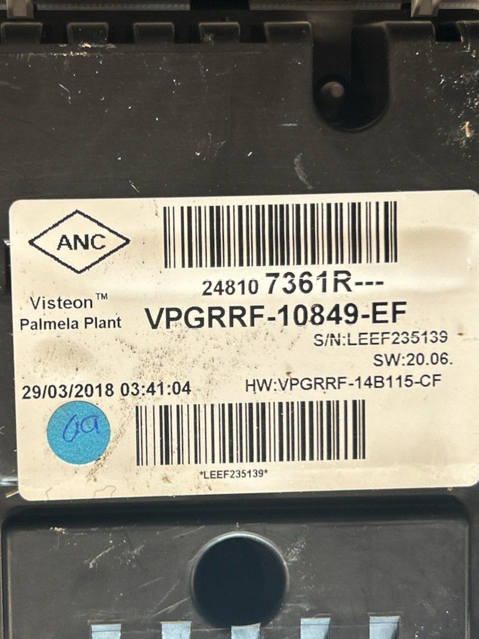 Odometer / Speedometer Renault Clio IV 0.9 Petrol (2012 - 2019) code . 248107361R - F&P CRASH SRLS - Used Parts
