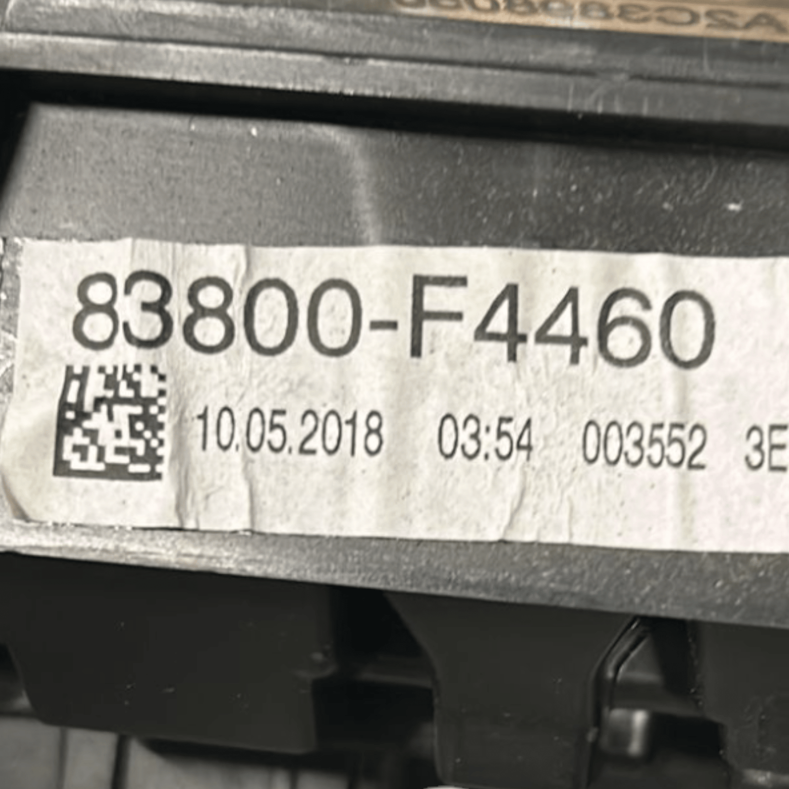 Odometer / Speedometer Toyota C - HR 1.8 Hybrid code:83800 - F4460 (2016 >) - F&P CRASH SRLS - Used Parts