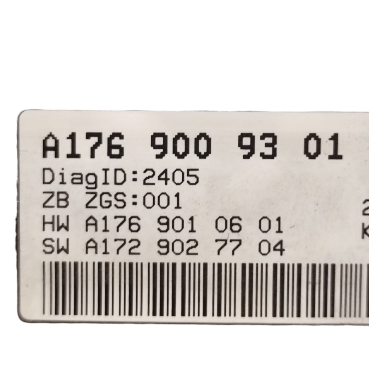 Odometer / speedometer Mercedes Class A W176 1.5 diesel code: A1769009301 (2012 - 2018) - F&P CRASH SRLS - Used Parts