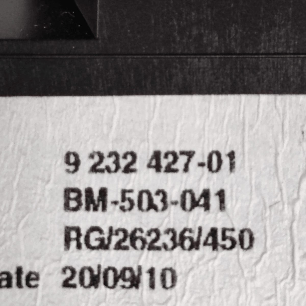 Odometer / Speedometer Mini Countryman 1.6 Diesel COD: 923242701 (2010 - 2016) - F&P CRASH SRLS - Used Parts