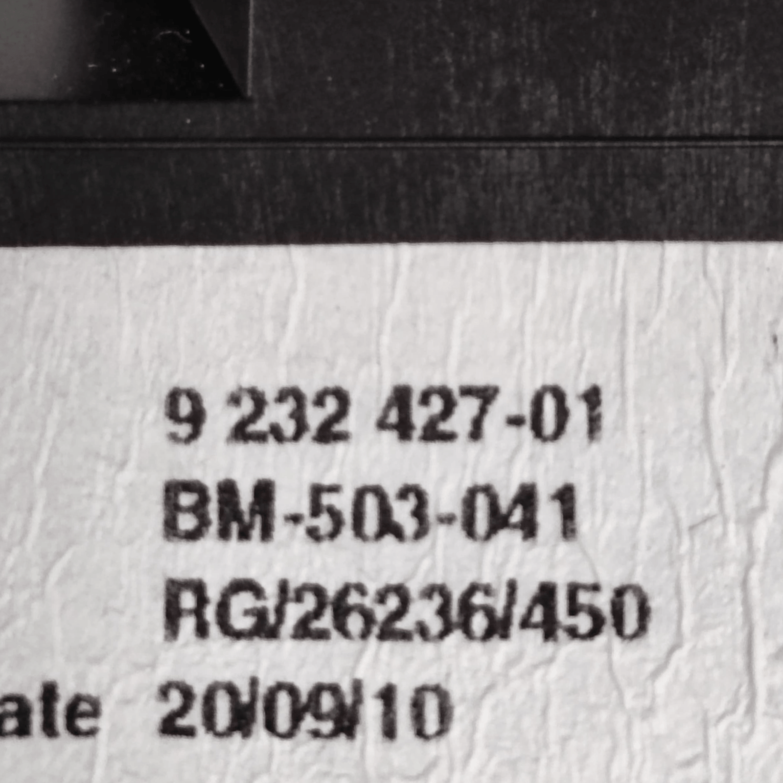 Odometer / Speedometer Mini Countryman 1.6 Diesel COD: 923242701 (2010 - 2016) - F&P CRASH SRLS - Used Parts
