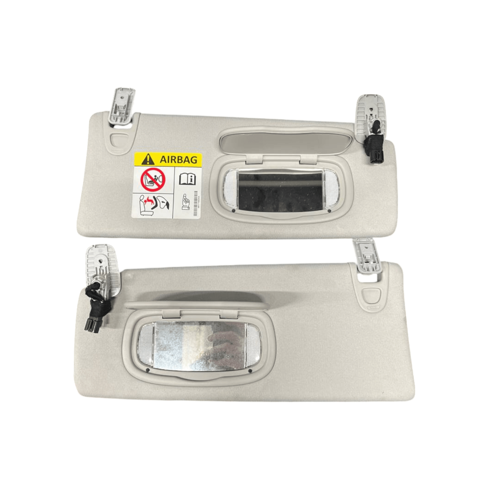 Coppia aletta parasole Jeep Cherokee cod.5RH21TRMAA (2013 - 2023) - F&P CRASH SRLS - Ricambi Usati