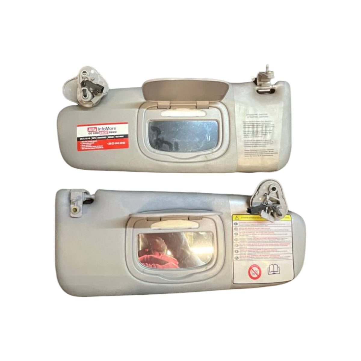 Coppia Alette Parasole Alfa Romeo Giulietta (2010 - 2020) - F&P CRASH SRLS - Ricambi Usati