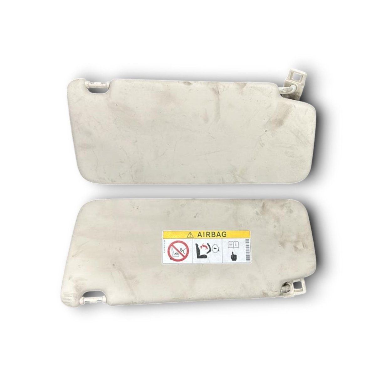 Beige sun visor pair Mercedes Benz GLC a0078173620 (X253) (2019 > ) - F&amp;P CRASH SRL - Used Parts