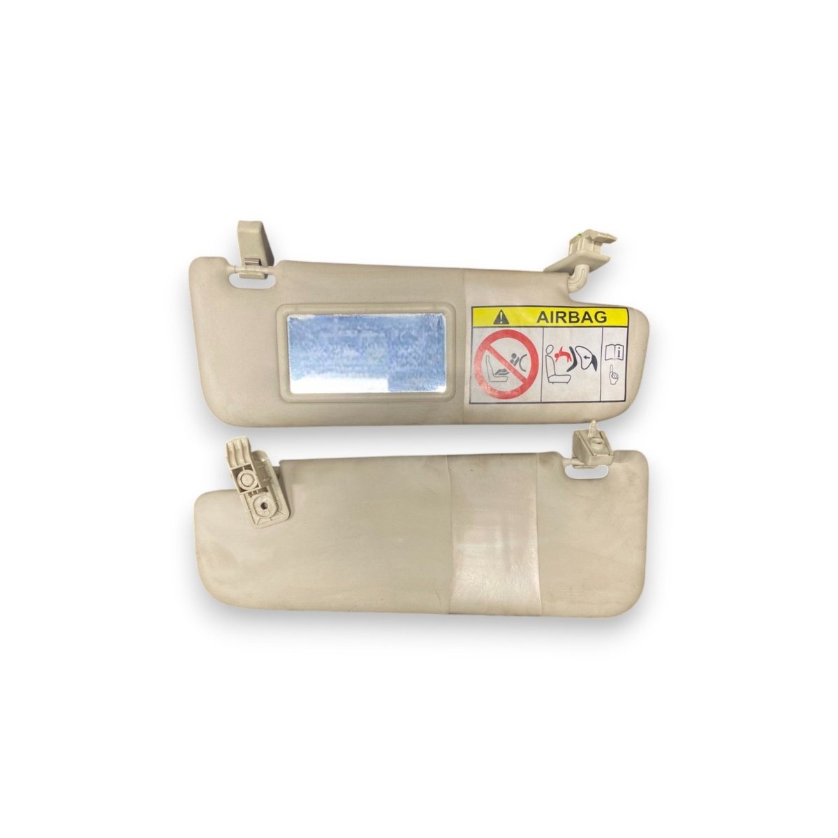 Coppia alette parasole fiat 500 3 porte (2007 - 2015) - F&P CRASH SRLS - Ricambi Usati