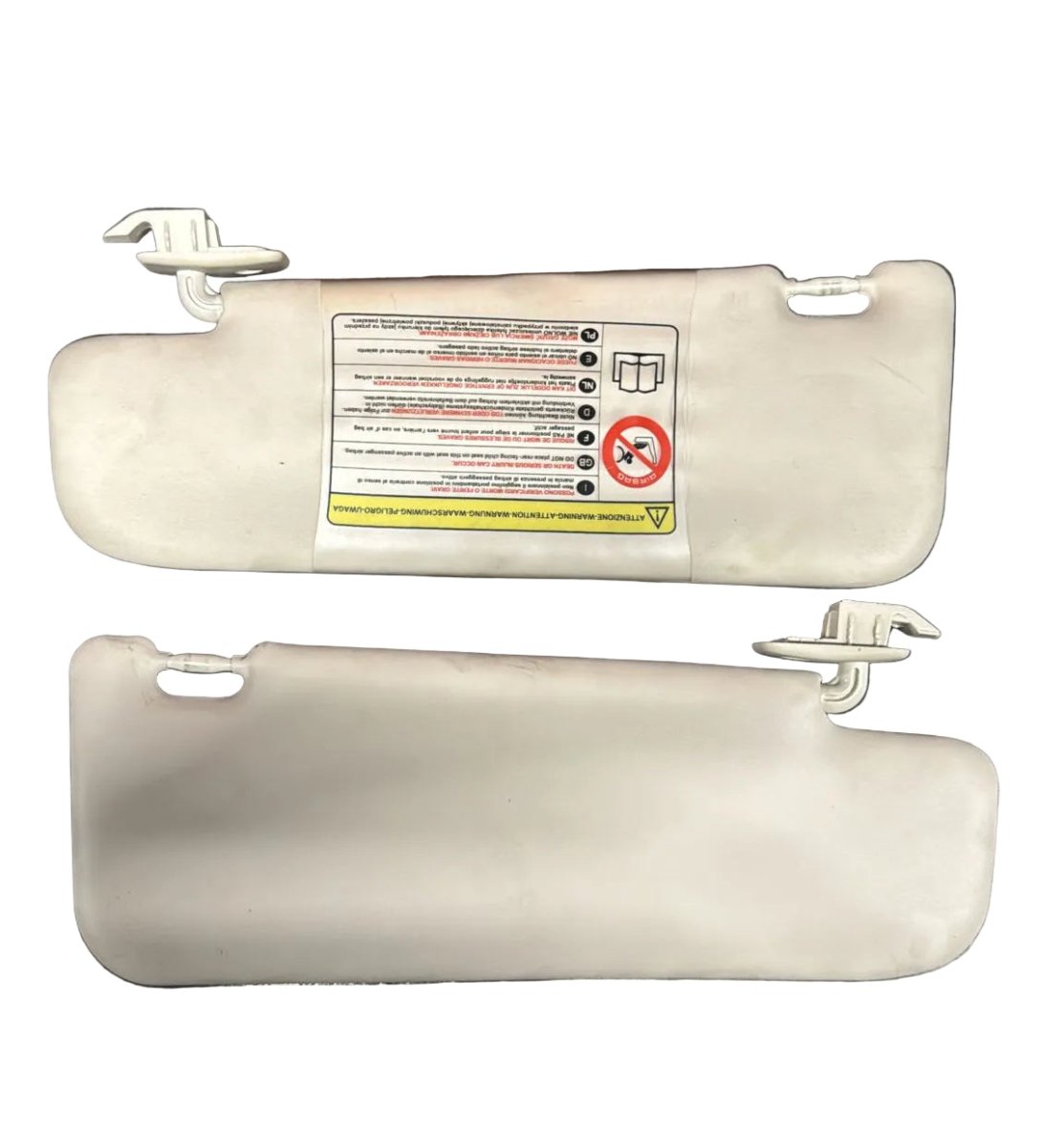 Coppia alette parasole Fiat 500 cod.D312C385 (2007 - 2014) - F&P CRASH SRL - Ricambi Usati
