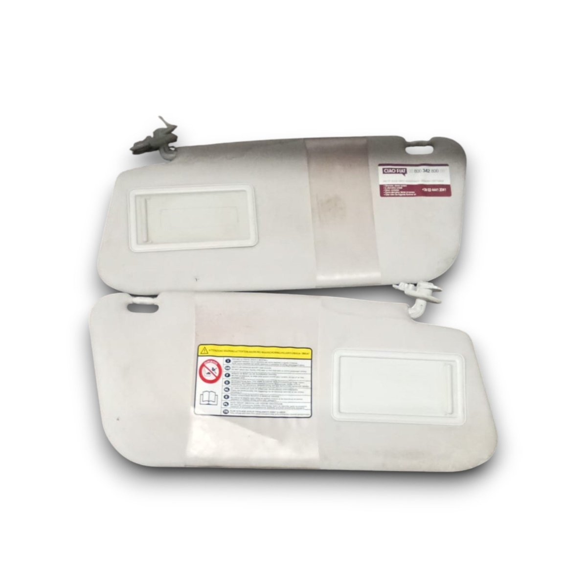 Coppia alette parasole fiat 500l (2012 > 2022) - F&amp;P CRASH SRL - Ricambi Usati