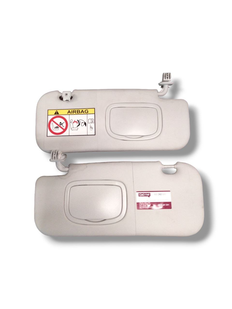 Coppia alette parasole Fiat 500x (2014> - F&P CRASH SRLS - Ricambi Usati