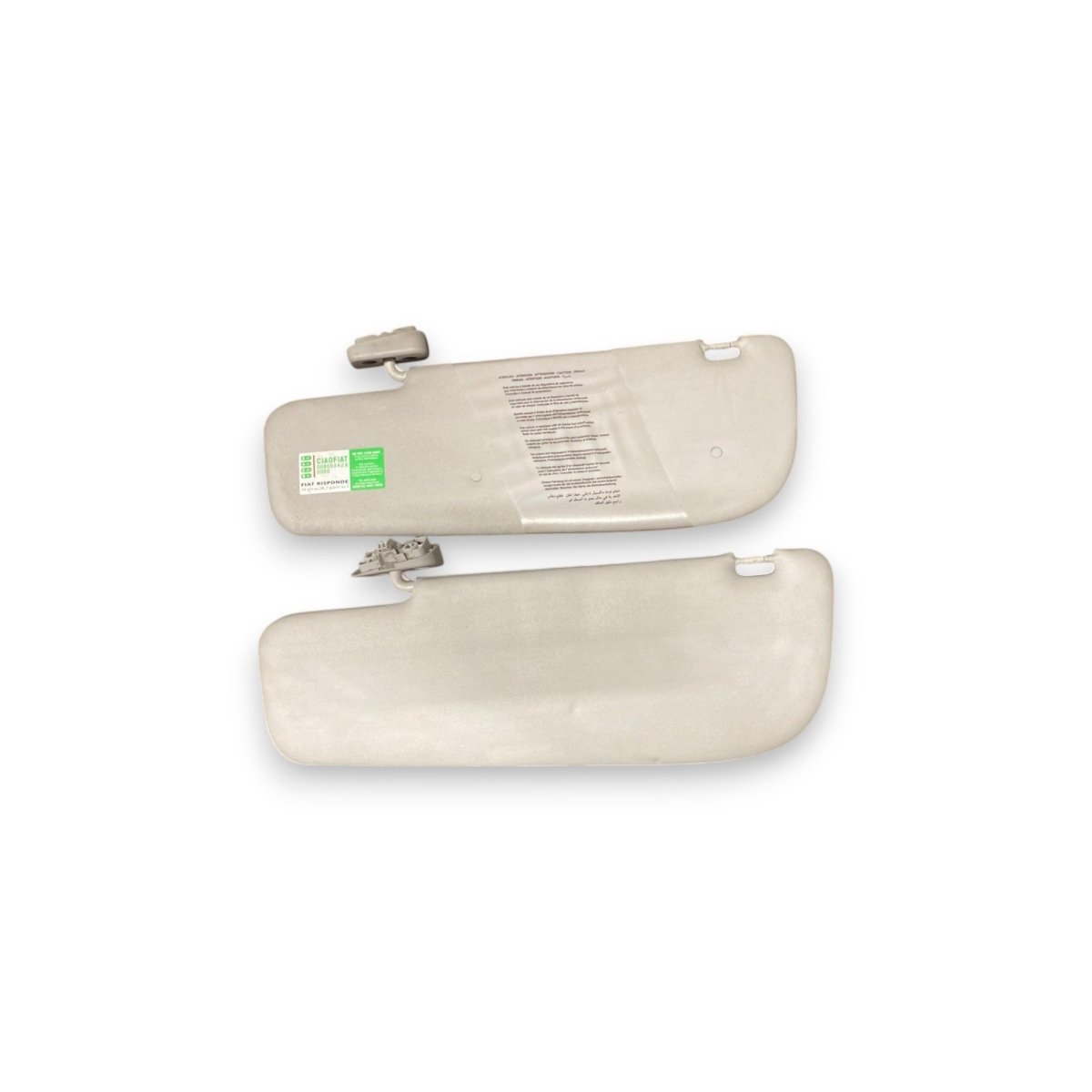 Coppia alette parasole fiat doblo (2009 - 2022) - F&P CRASH SRLS - Ricambi Usati