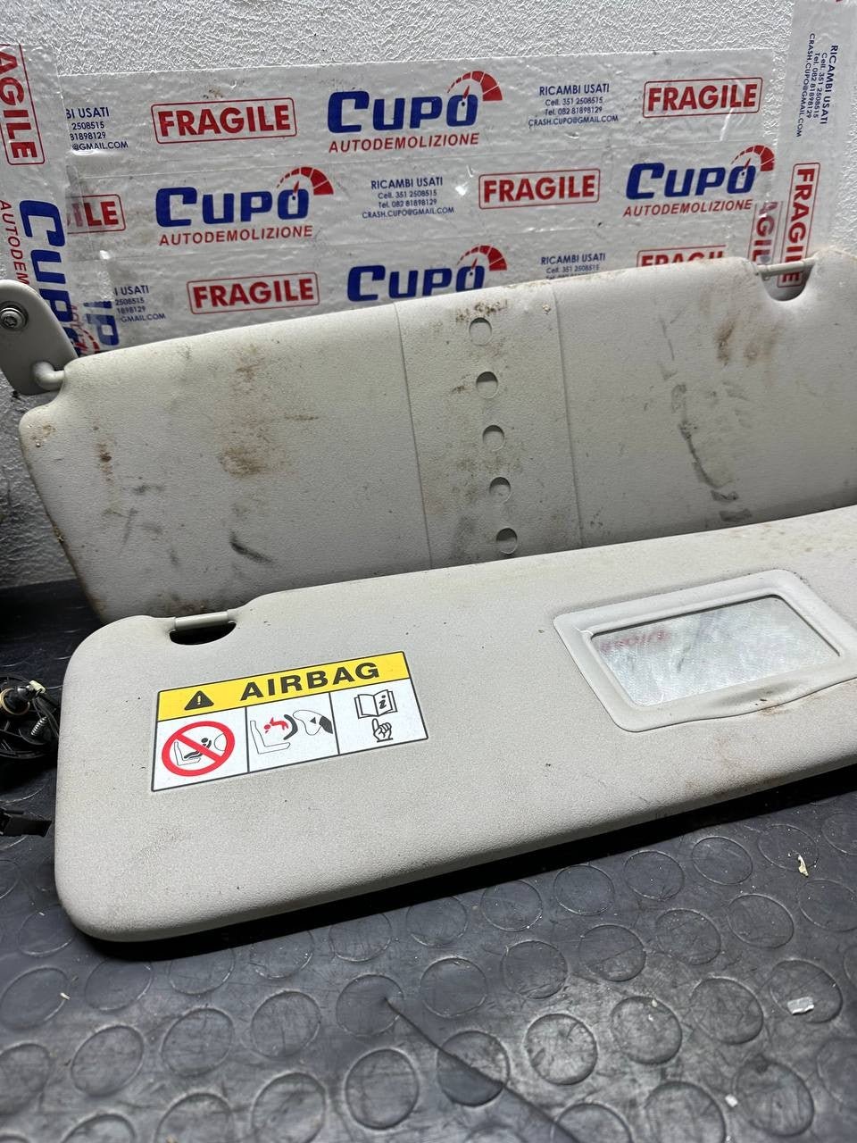 Pair of sun visor brackets Fiat Talento (2016) - F&P CRASH SRLS - Used Spare Parts