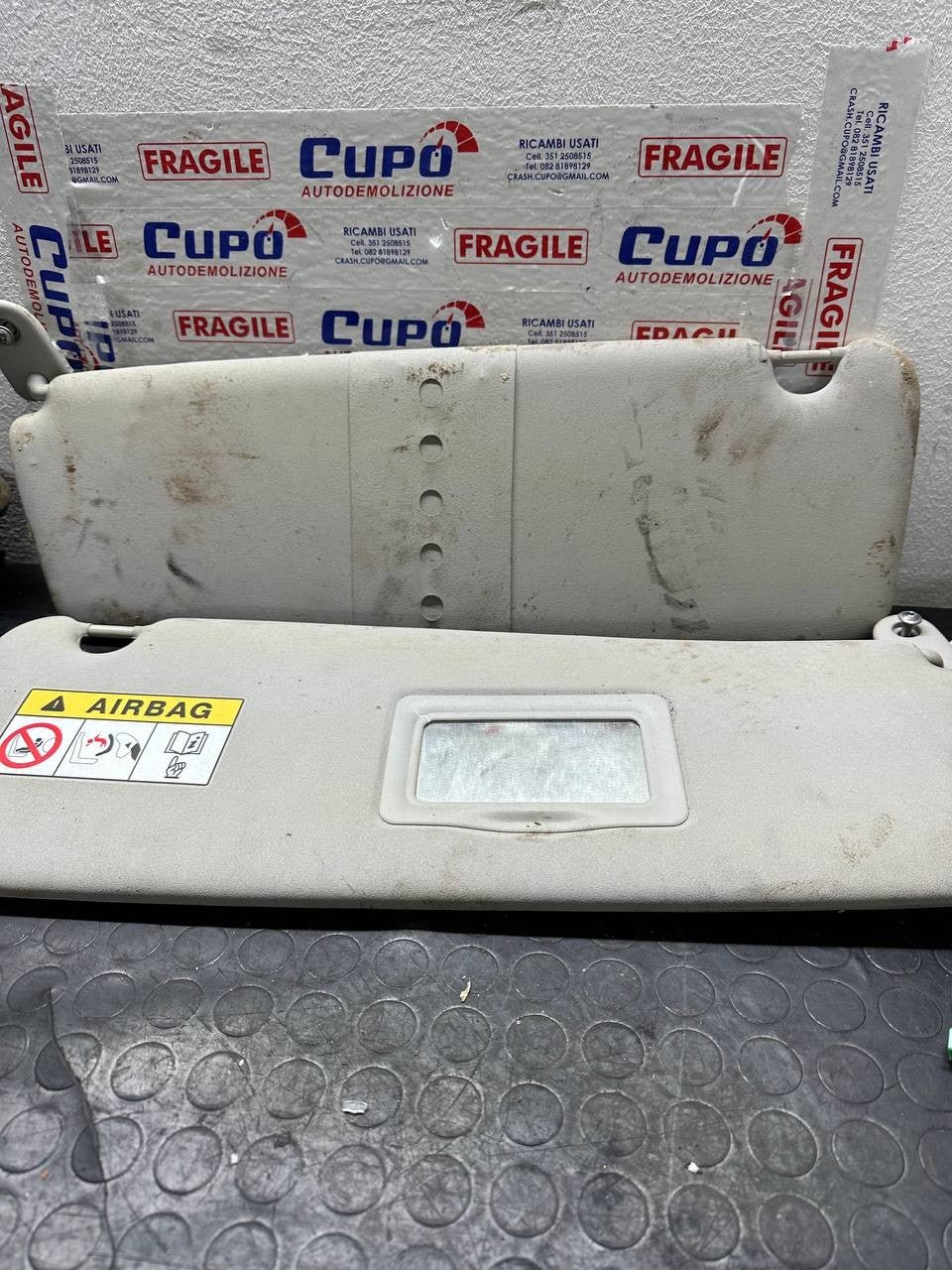 Pair of sun visor brackets Fiat Talento (2016) - F&P CRASH SRLS - Used Spare Parts