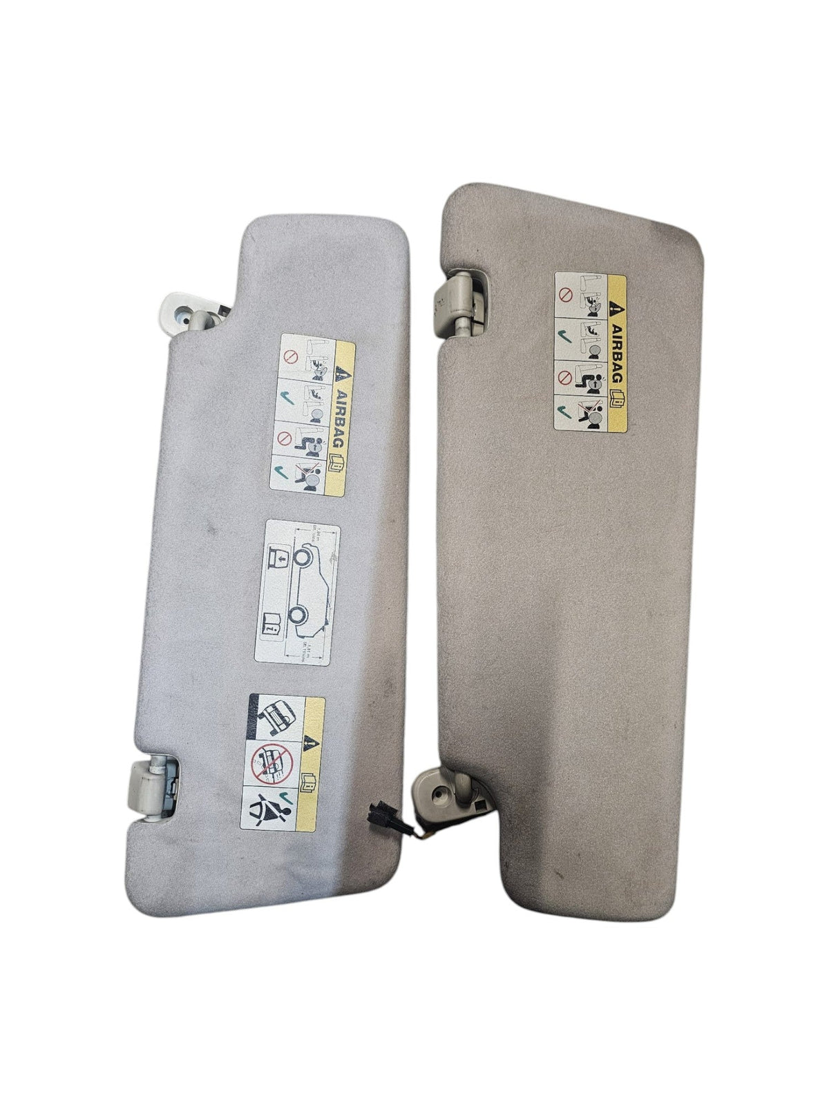 Coppia Alette Parasole in tessuto Range Rover Sport L320 (2005 - 2012) - F&P CRASH SRLS - Ricambi Usati