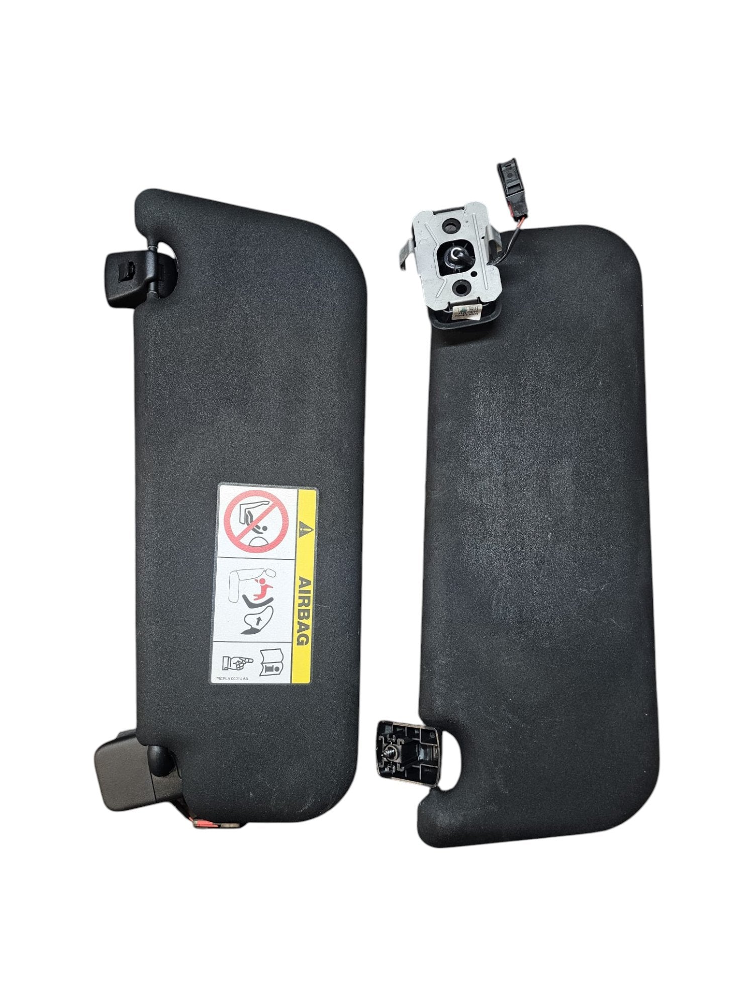 Coppia Alette Parasole Jaguar F - Pace (2016 - >) Cod:GX7304100BA / GX7304101BA - F&P CRASH SRLS - Ricambi Usati