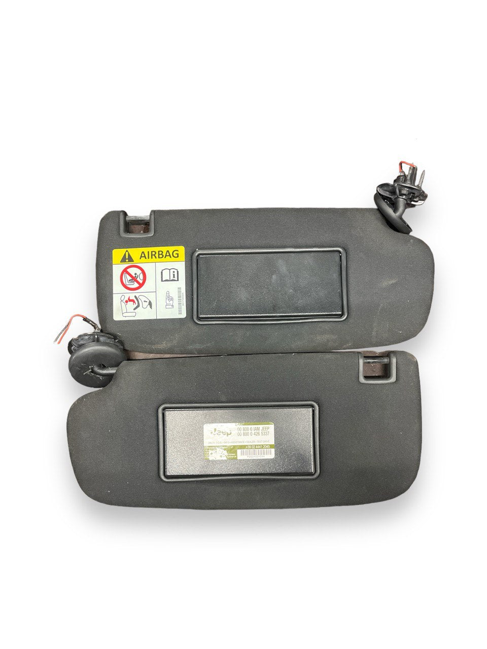 Coppia Alette Parasole Jeep Grand Cherokee WK2 (2010 al 2021) - F&amp;P CRASH SRLS - Ricambi Usati