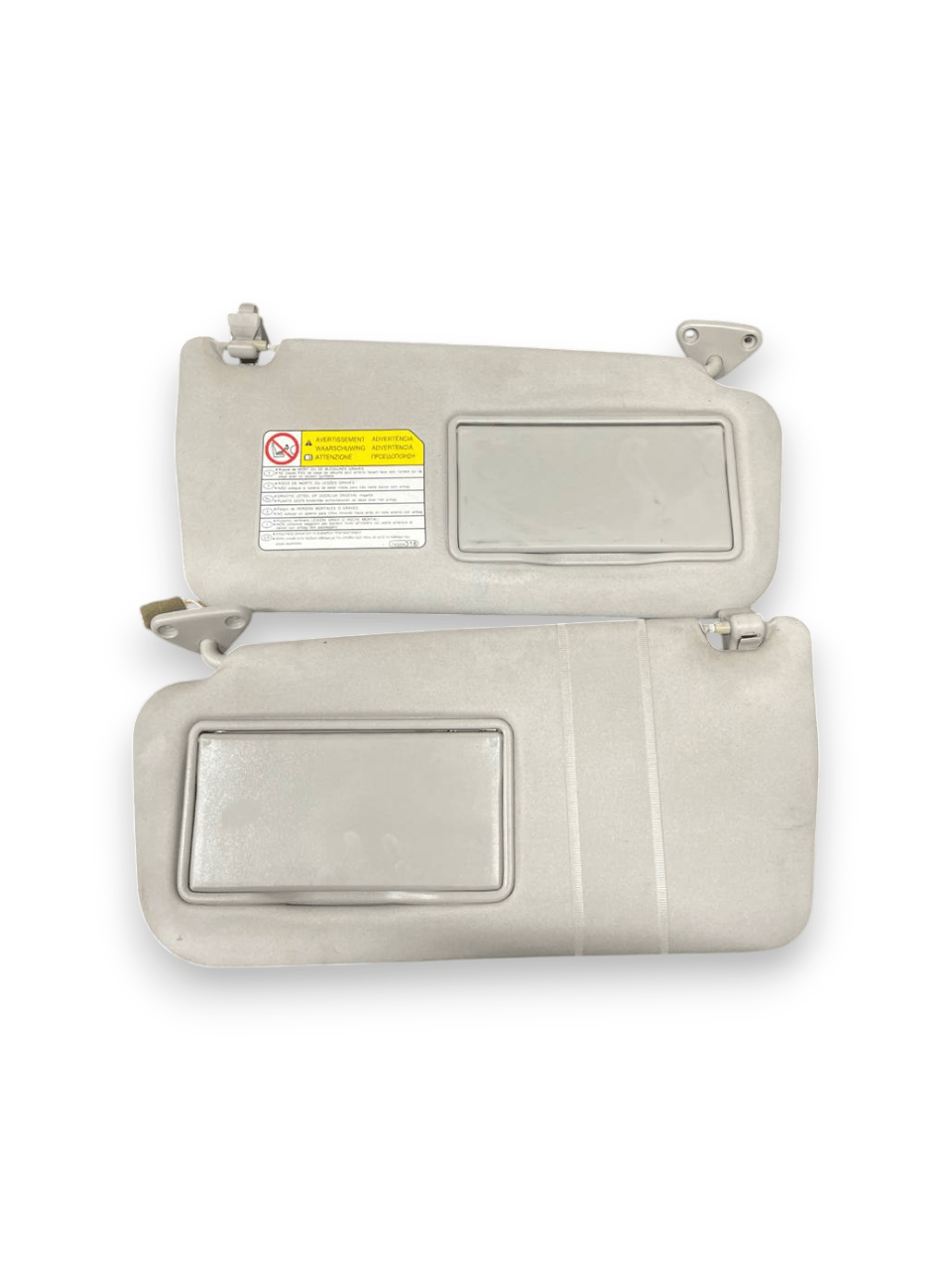Coppia Alette Parasole Mitsubishi Pajero V80 (2006 al 2021) - F&P CRASH SRLS - Ricambi Usati