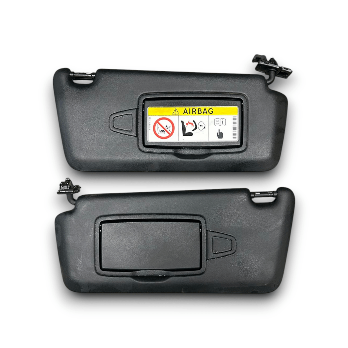 Black sun visor couple for Mercedes Benz GLA (2013 > 2019) - F&amp;P CRASH SRL - Used Parts