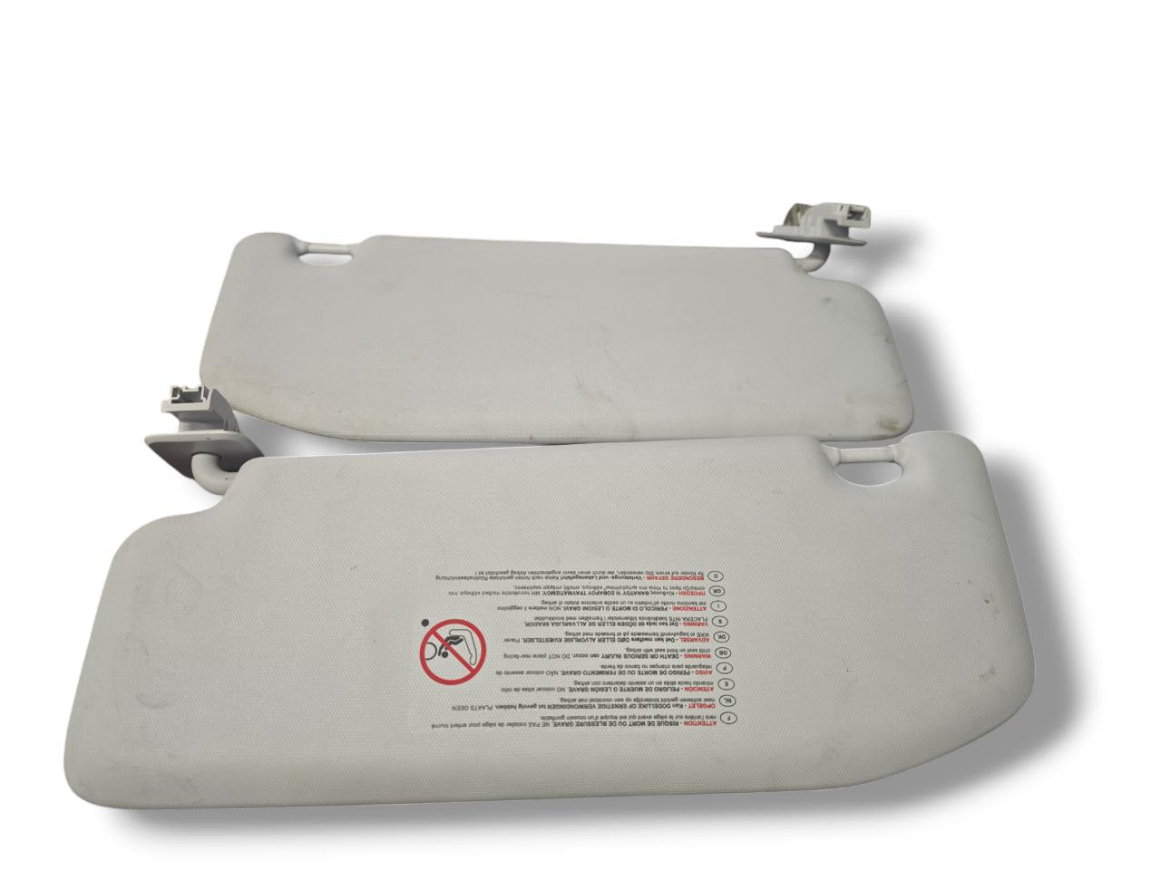 Coppia Alette Parasole Peugeot 208 (2013 - 2019) - F&P CRASH SRLS - Ricambi Usati