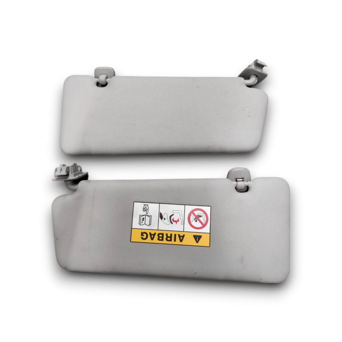 Pair of sun visor wings for Renault Captur code: 964003555r (2013 - 2019) - F&P CRASH SRLS - Used Spare Parts