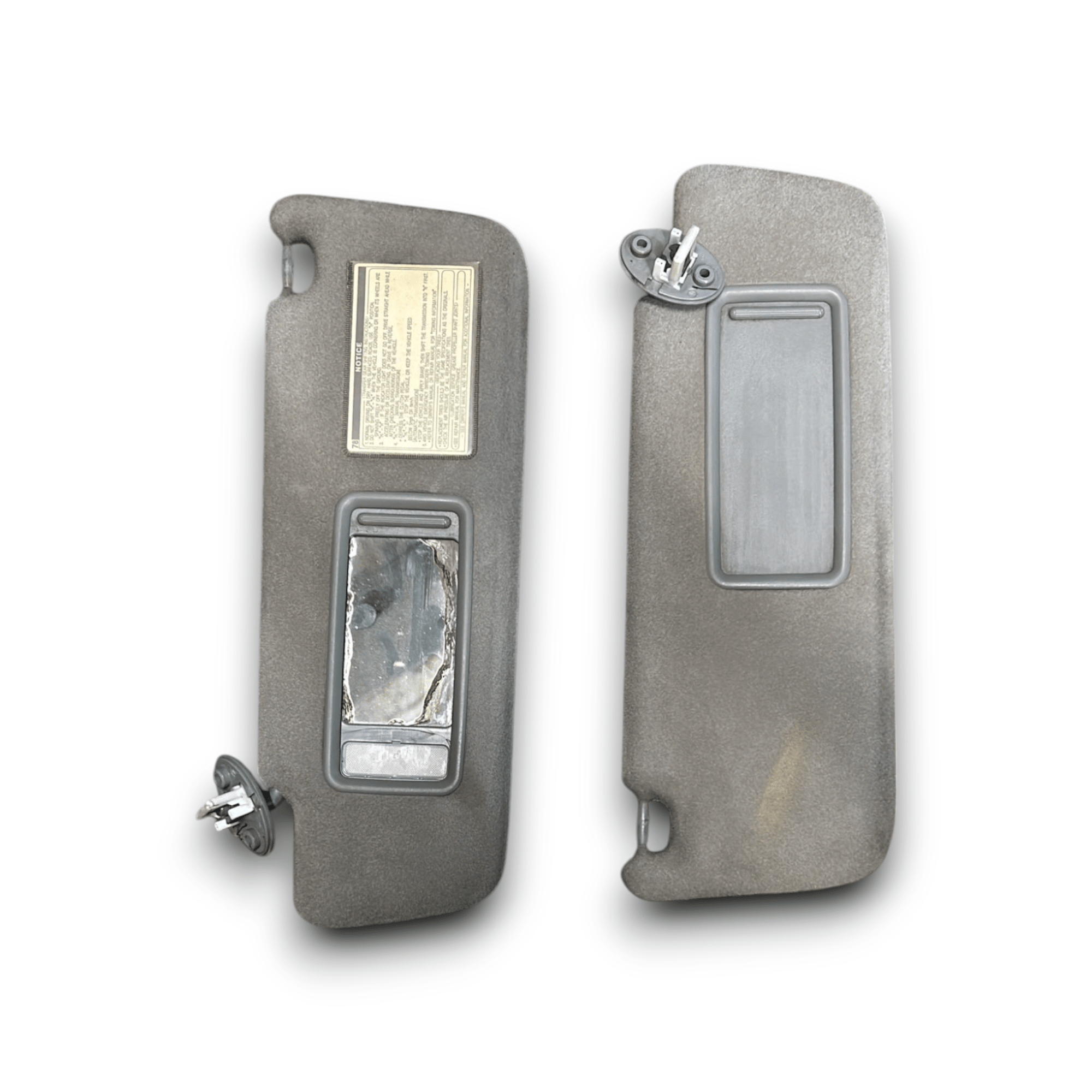 Coppia Alette Parasole Toyota Land Cruiser (2002 > 2008) - F&P CRASH SRLS - Ricambi Usati