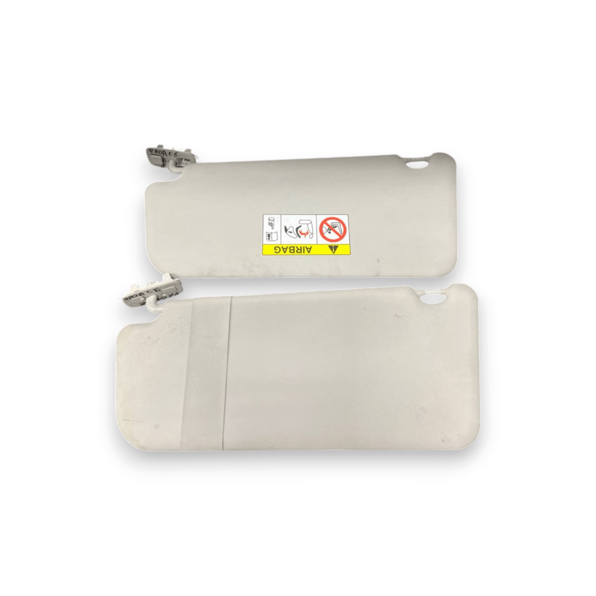 Coppia Alette Parasole Toyota Proace (2016 - ) cod K2050 - 40556 - F&P CRASH SRLS - Ricambi Usati