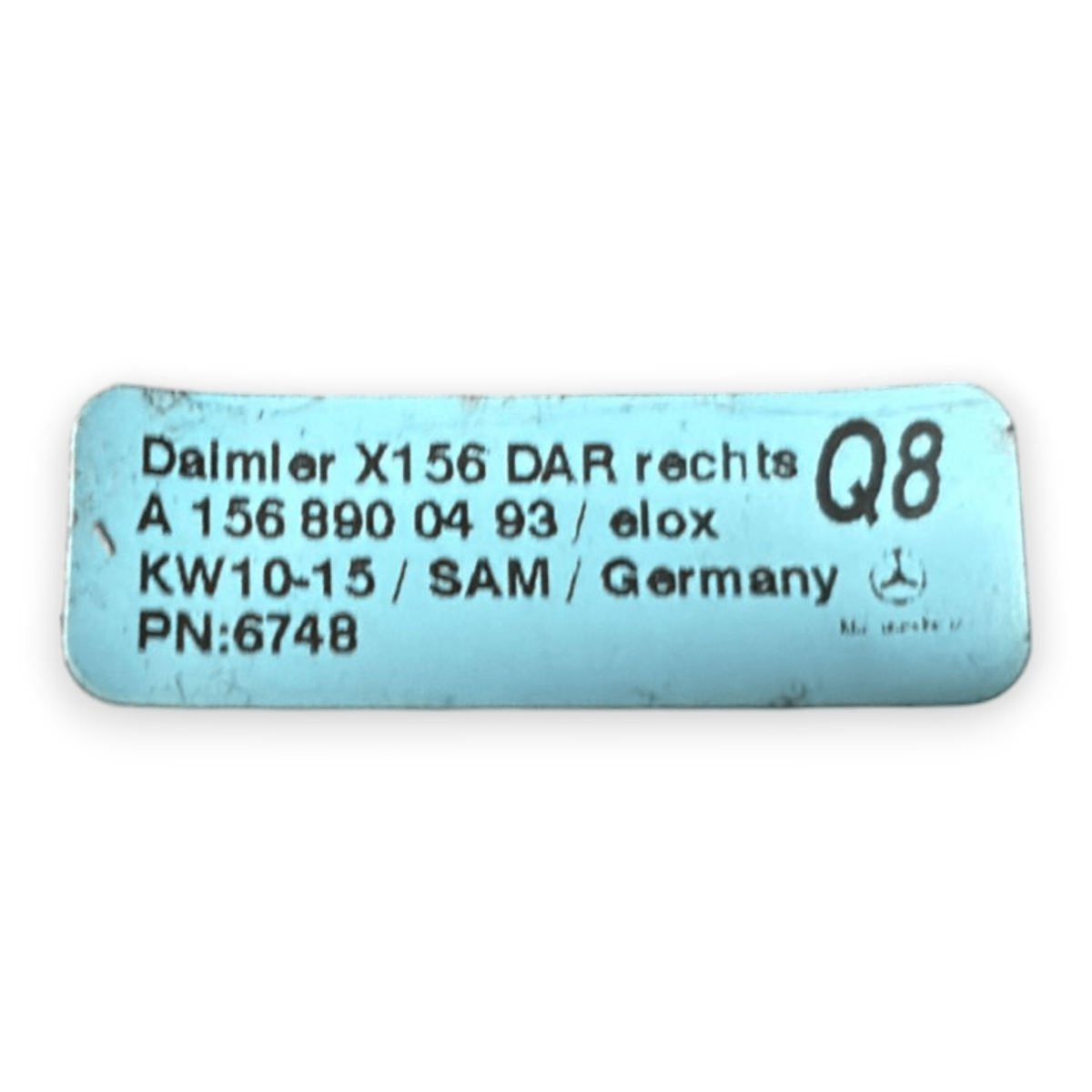 Coppia barre longitudinali / portapacchi mercedes - benz gla cod:a1568900493 / a1568900393 (2013 - 2019) - F&P CRASH SRL - Ricambi Usati