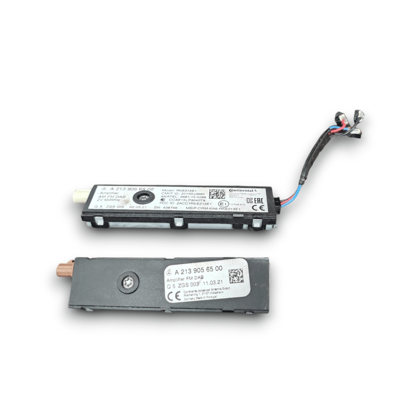 Pair of Antenna Amplifier Control Units Mercedes GLC C253 COD: A2139056500 (2016 - 2023) - F&P CRASH SRLS - Used Parts