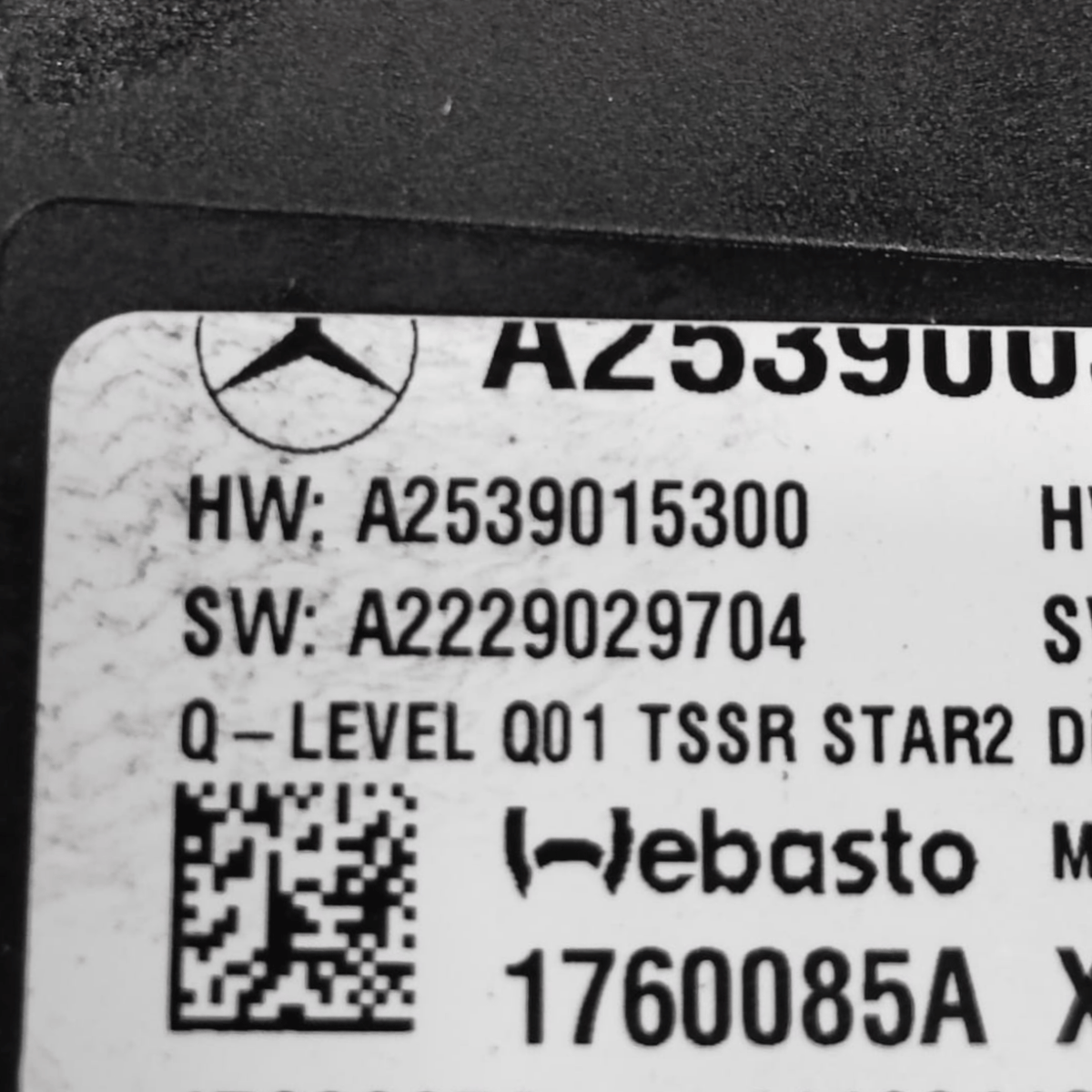 Coppia Motorini Tettuccio Apribile Mercedes GLC X253 COD: A2539015300 (2015 - 2022) - F&P CRASH SRLS - Ricambi Usati