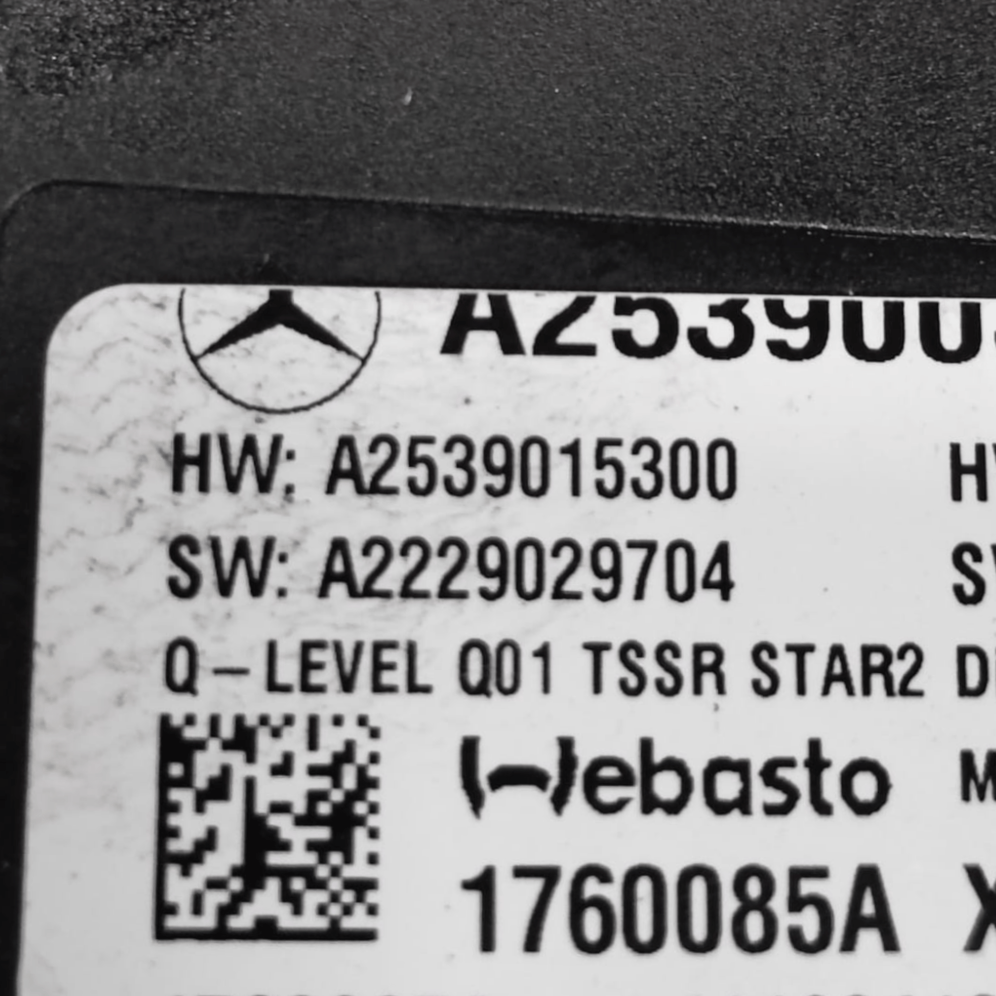 Coppia Motorini Tettuccio Apribile Mercedes GLC X253 COD: A2539015300 (2015 - 2022) - F&P CRASH SRLS - Ricambi Usati